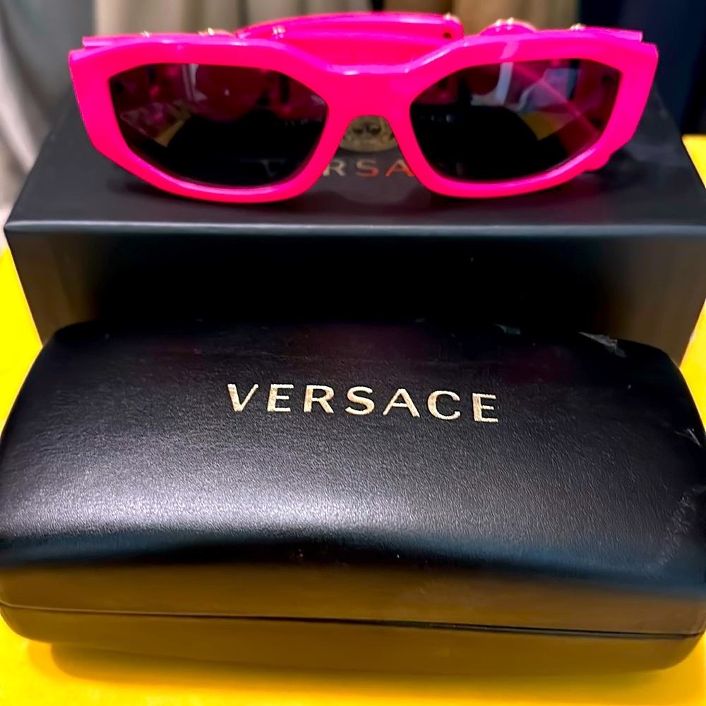Versace sunglasses pink neon - Like brand new